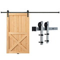 8FT Sliding Barn Door Hardware Kit Single Track Closet Hanger