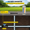 Sonde Locator 512Hz Rigid Drain Pipe Detector 25ft Depth 8.5 1/4-20