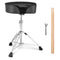 Saddle Drum Throne Height Adjustable 560-705mm Padded Swivel Stool