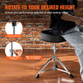 Saddle Drum Throne Height Adjustable 560-705mm Padded Swivel Stool