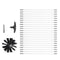 Dryer Vent Cleaner Kit 22pc Duct Cleaning Brush Lint Remover 9.1m