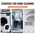 Dryer Vent Cleaner Kit 22pc Duct Cleaning Brush Lint Remover 9.1m