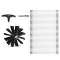 Dryer Vent Cleaner Kit 37 Pieces Lint Brush Flexible Duct Tools