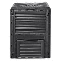 Garden Compost Bin 300 L, BPA Free Composter, Large Capacity Outdoor Composting Bin with Top Lid and Bottom Door, Easy Assembling, Lightweight, Fast Creation of Fertile Soil