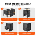 Garden Compost Bin 300L BPA Free Large Outdoor Composter Bottom Door