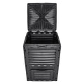 Garden Compost Bin 300L BPA Free Large Outdoor Composter Bottom Door