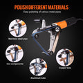 1300W Pipe Belt Sander 6 Speed 1100-3200rpm Grinding Machine 50 Belts