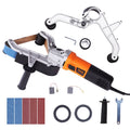 1300W Pipe Belt Sander 6 Speed 1100-3200rpm Grinding Machine 50 Belts
