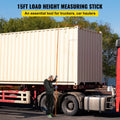 15ft Fiberglass Truck Height Measuring Stick Adjustable Non-conductive