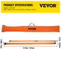 15ft Fiberglass Truck Height Measuring Stick Adjustable Non-conductive
