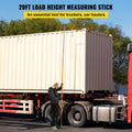 VEVOR Height Measuring Stick 20ft Truck Load Easy to Read Sturdy