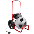 Drain Cleaner Machine 22m Sewer Snake 6 Cutters 50-100mm Pipes