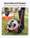 Drain Cleaner Machine 22m Sewer Snake 6 Cutters 50-100mm Pipes