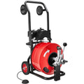 Drain Cleaner Machine 30m Sewer Snake Auger 19mm 6 Cutters