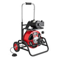 Drain Cleaner Machine 30m 12.7mm Sewer Snake Auger Auto Feed