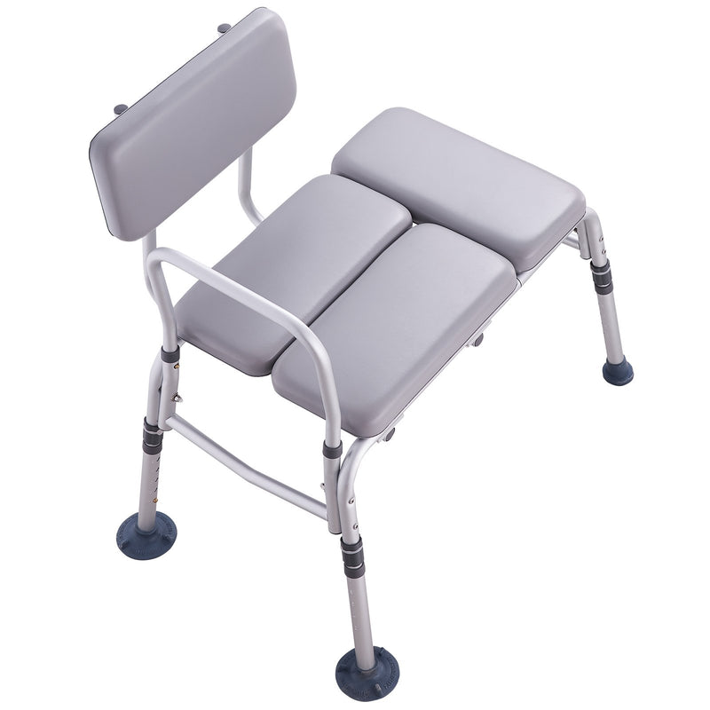 Tub Transfer Bench 500lbs Shower Seat Elderly Disabled Armrest Padded