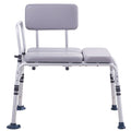 Tub Transfer Bench 500lbs Shower Seat Elderly Disabled Armrest Padded