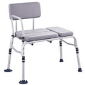 Tub Transfer Bench 500lbs Shower Seat Elderly Disabled Armrest Padded