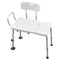 Tub Transfer Bench 180kg Capacity Bath Seat w/ Armrest & Backrest