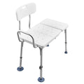 Tub Transfer Bench 180kg Capacity Bath Seat w/ Armrest & Backrest