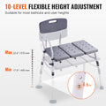 Tub Transfer Bench Shower Seat 400lbs Capacity Armrest Elderly