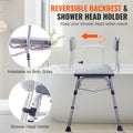 Tub Transfer Bench Shower Seat 400lbs Capacity Armrest Elderly