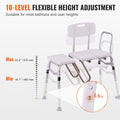 Tub Transfer Bench Shower Seat Adjustable Height 400LBS Senior