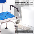 Swivel Shower Chair 360° Rotating Seat 400LBS Adjustable Arms