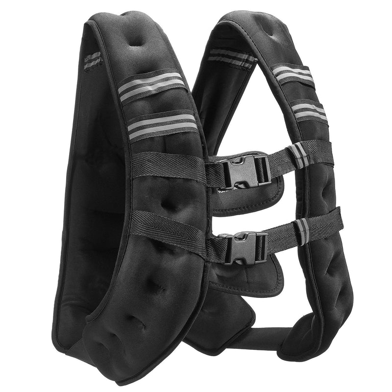 Weighted Vest 20lbs Adjustable Reflective Running Training Fitness