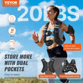 Weighted Vest 20lbs Adjustable Reflective Running Training Fitness