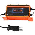 Golf Cart Battery Charger, 18 AMP, Smart Club Car Charger with Crowfoot Plug, Compatible with Lead-Acid AGM/GEL/EFB MF NMC LiFePO4 Batteries for Club Car EZGO Yamaha, IP67 ETL Certified