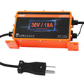 Golf Cart Battery Charger, 18 AMP, Smart Club Car Charger with Crowfoot Plug, Compatible with Lead-Acid AGM/GEL/EFB MF NMC LiFePO4 Batteries for Club Car EZGO Yamaha, IP67 ETL Certified