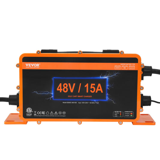 15 AMP Golf Cart Smart Battery Charger Yamaha G29 IP67