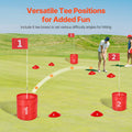 Backyard Golf Game, 6 Hole Golf Course, Golf Game Practice Games, Golf Chipping Game for Family, Adults and Kids, Portable Outdoor Yard Golf Game for Lawn, Yard, Camping, Park, Beach