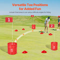 Portable Golf Game 9 Hole Bucket Golf Kids Adults Backyard