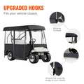 Golf Cart Enclosure 2+2 Passenger Polyester Sunproof Dustproof