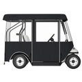 Golf Cart Enclosure 2+2 Passenger Polyester Sunproof Dustproof