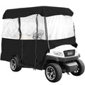 4 Seater Golf Cart Cover Waterproof Roll-Up Door Enclosure