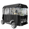 4 Seater Golf Cart Cover Waterproof Roll-Up Door Enclosure