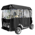 4 Seater Golf Cart Cover Waterproof Roll-Up Door Enclosure