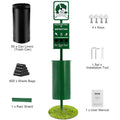 Dog Waste Station 11.5 Gallon Outdoor Poop Dispenser 600 Bags
