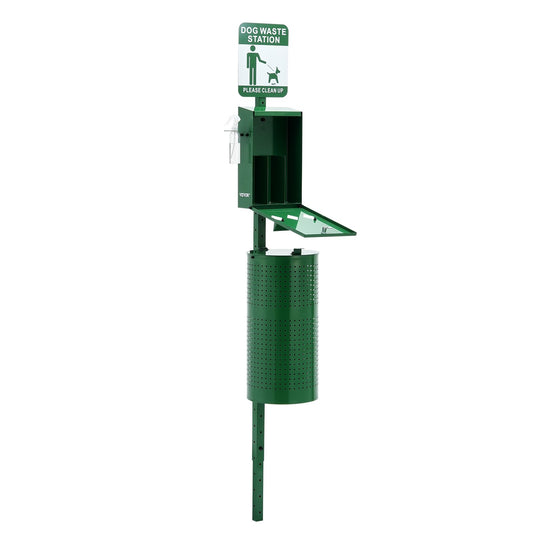 Dog Waste Station with 600 Dog Poop Bags Commercial Park Pet Poop Station