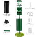 Dog Waste Station with 600 Poop Bags Commercial Pet Park