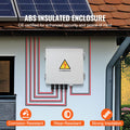 Solar PV Combiner Box 4 String 10A for Solar Panel System ABS Case IP65