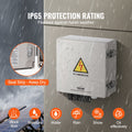 Solar PV Combiner Box 4 String 10A IP65 ABS Case Solar Panel
