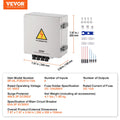 Solar PV Combiner Box 4 String 10A IP65 ABS Case Solar Panel