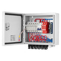 Solar PV Combiner Box 6 String 10A IP65 Steel Case