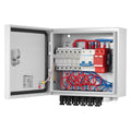 Solar PV Combiner Box 6 String 15A IP65 Steel Case