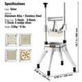 Commercial Vegetable Chopper Stainless Steel 4 Blade French Fry Cutter