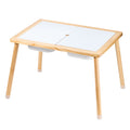 Kids Sensory Table Wooden Sand Water Play 3 Storage Bins